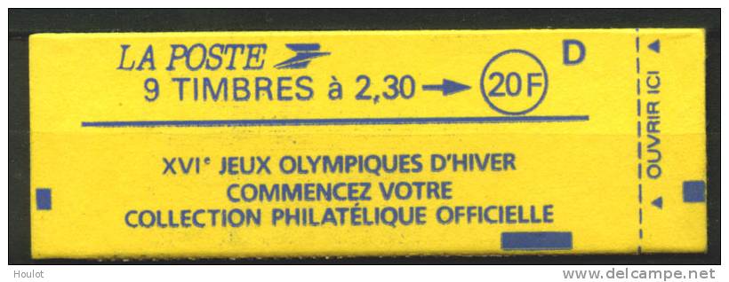 Mi.N° 2755 MH 1990 Dallay Carnet N°481; XVI. Jeux Olympiques D'Hiver Commencez Votre Collection Philatelique Offizielle - Other & Unclassified