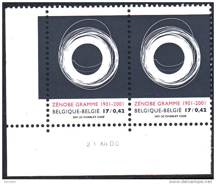 Belgique COB 2978 ** (MNH) - Coins Datés