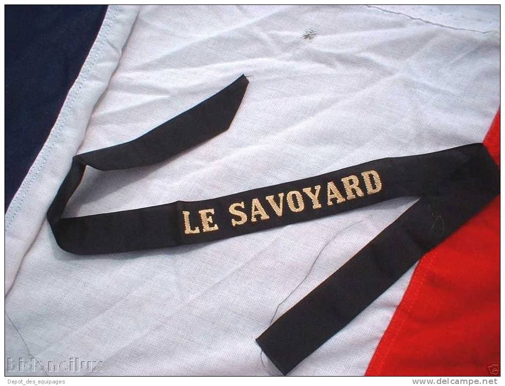 MARINE NATIONALE  : RUBAN Légendé De Bachi  :   LE SAVOYARD - Navy