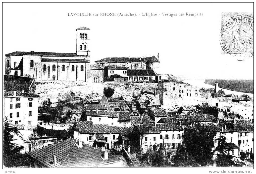 LA VOULTE SUR RHONE - L´Eglise -vestiges Des Remparts - La Voulte-sur-Rhône