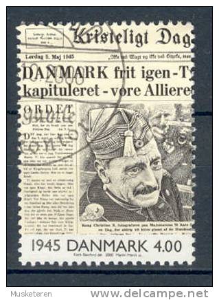 Denmark 2000 Mi. 1255  4.00 Kr Events 20. Century Ereignisse Des 20. Jahrhunderts Liberation 1945 - Gebraucht