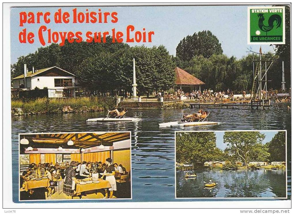 CLOYES SUR LE LOIR  -  Parc De Loisirs  -  3 Vues  - Station Verte  . - Cloyes-sur-le-Loir