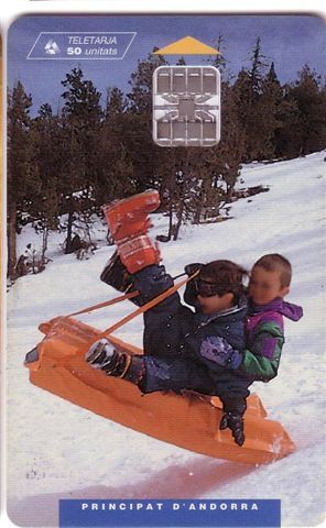 LA RABASSA ( Andorra - Rare ) Ski Skiing Esqui Schilauf Skilauf Ski Alpin Sci Sport Children Enfant Child Enfants - Andorra