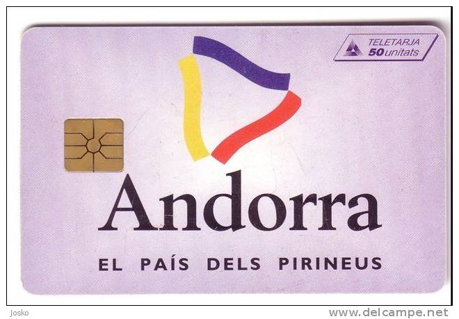 ANDORRA - El Pais Dels Pirineus  ( Andorra - Rare Card , Only 10.000 Ex. ) - See Scan For Condition - Andorre