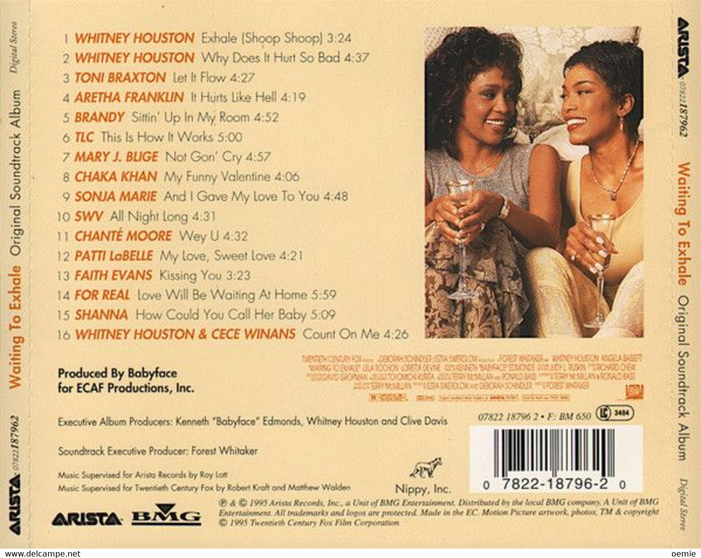 WAITING  TO  EXHALE  °  BANDE ORIGINALE DU FILM - Filmmusik