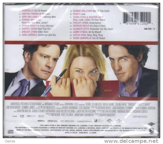 LE JOURNAL DE BRIDGET JONES °°°°  Cd - Filmmusik