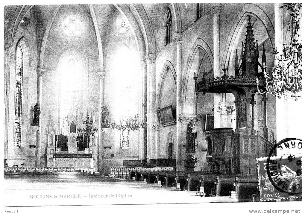 Intérieur De L'Eglise - Moulins La Marche