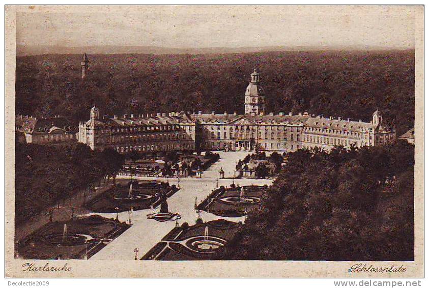 Z5078 Germany Bade Wurtemberg Karlsruhe Schlossplatz Uncirculated - Karlsruhe