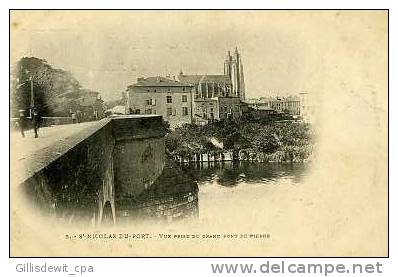 - SAINT NICOLAS De PORT  - Vue Prise Du Grand Pont De Pierre - Saint Nicolas De Port