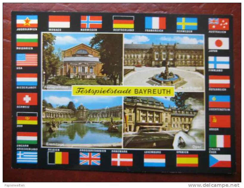 Bayreuth - Mehrbildkarte Festspielstadt - Bayreuth