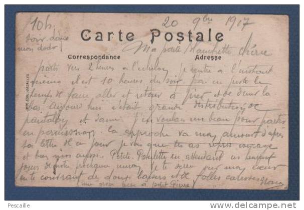 59 NORD - CP WORMHOUDT - CHATEAU DE CARPENTRY - ANIMATION - 1917 - IMP. EDIA VERSAILLES - Wormhout