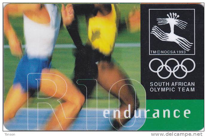 South Africa, SAF-056, 10 R, South African Olympic Team, Endurance (SIE: 30), Sport. - Afrique Du Sud