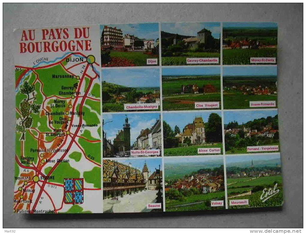 AU PAYS DU BOURGOGNE  ROUTE DES VINS - Bourgogne