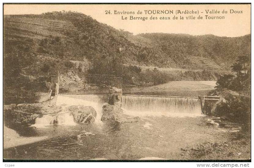 Le Barrage Des Eaux De La Ville De Tournon. - Tournon