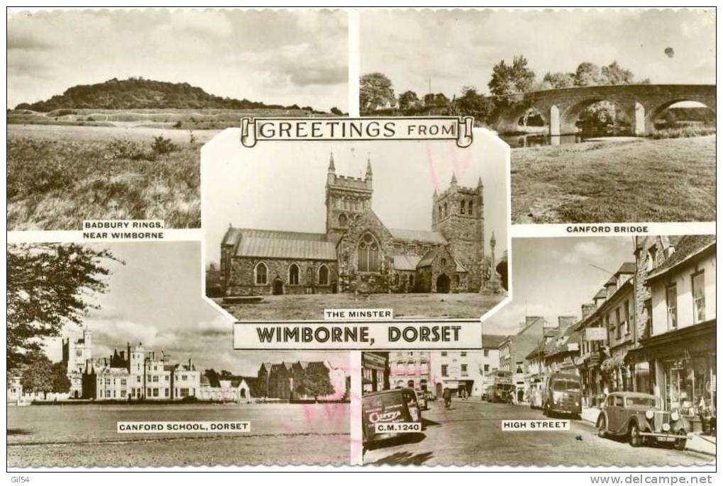 Greetings From Wimborne , Dorset  - Ot136 - Autres & Non Classés