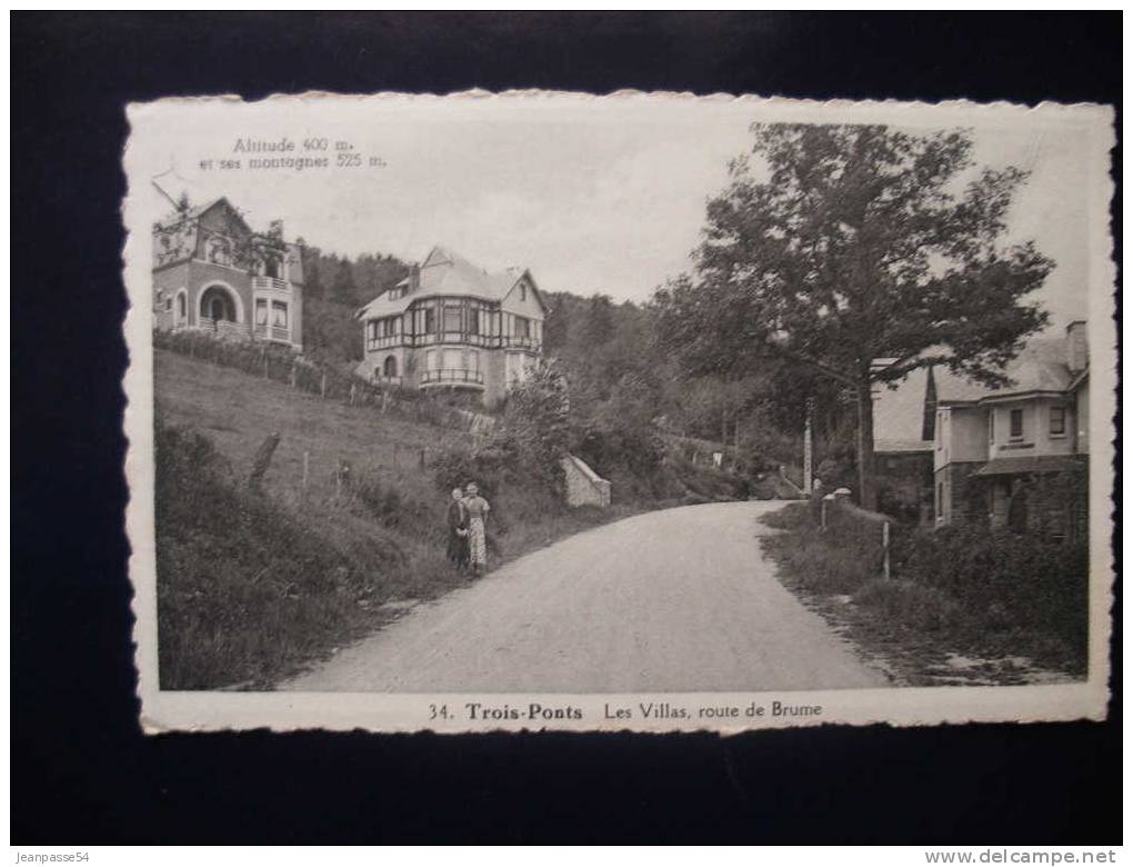 Trois-Ponts. Les Villas, Route De Brume. - Trois-Ponts