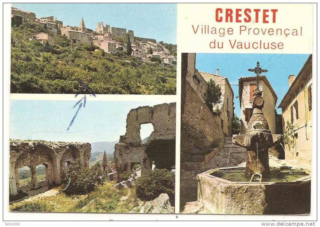 PM - Fontaines -  Crestet 84 - Pittoresque Village Provençal - Sonstige & Ohne Zuordnung