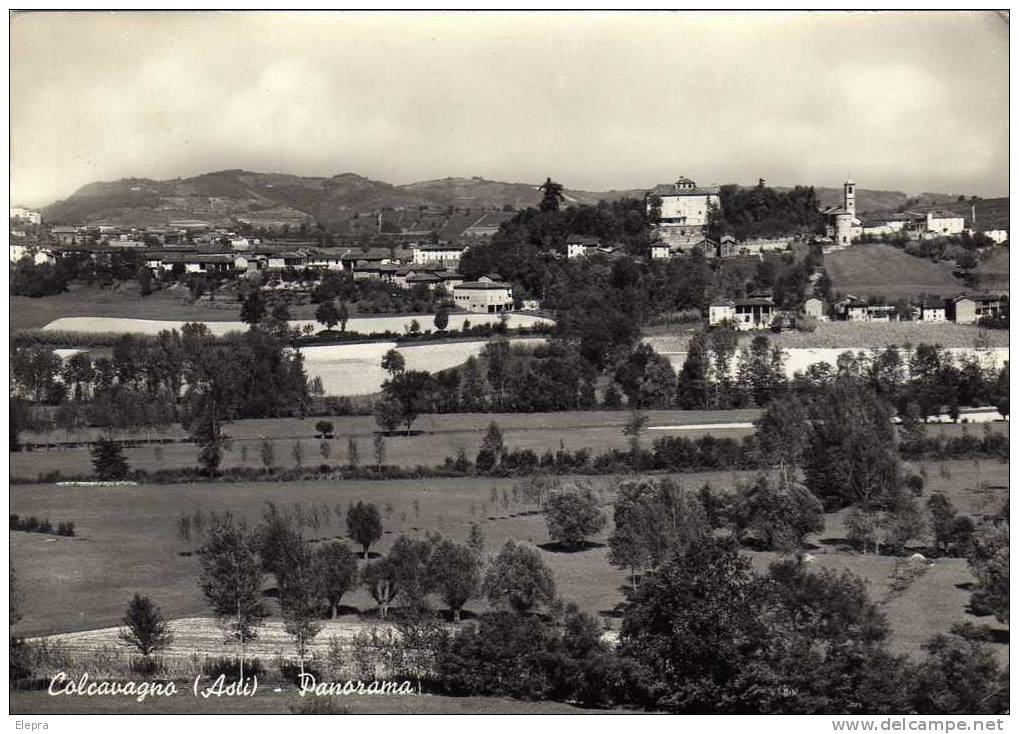 COLCAVAGNO ASTI PANORAMA - Asti