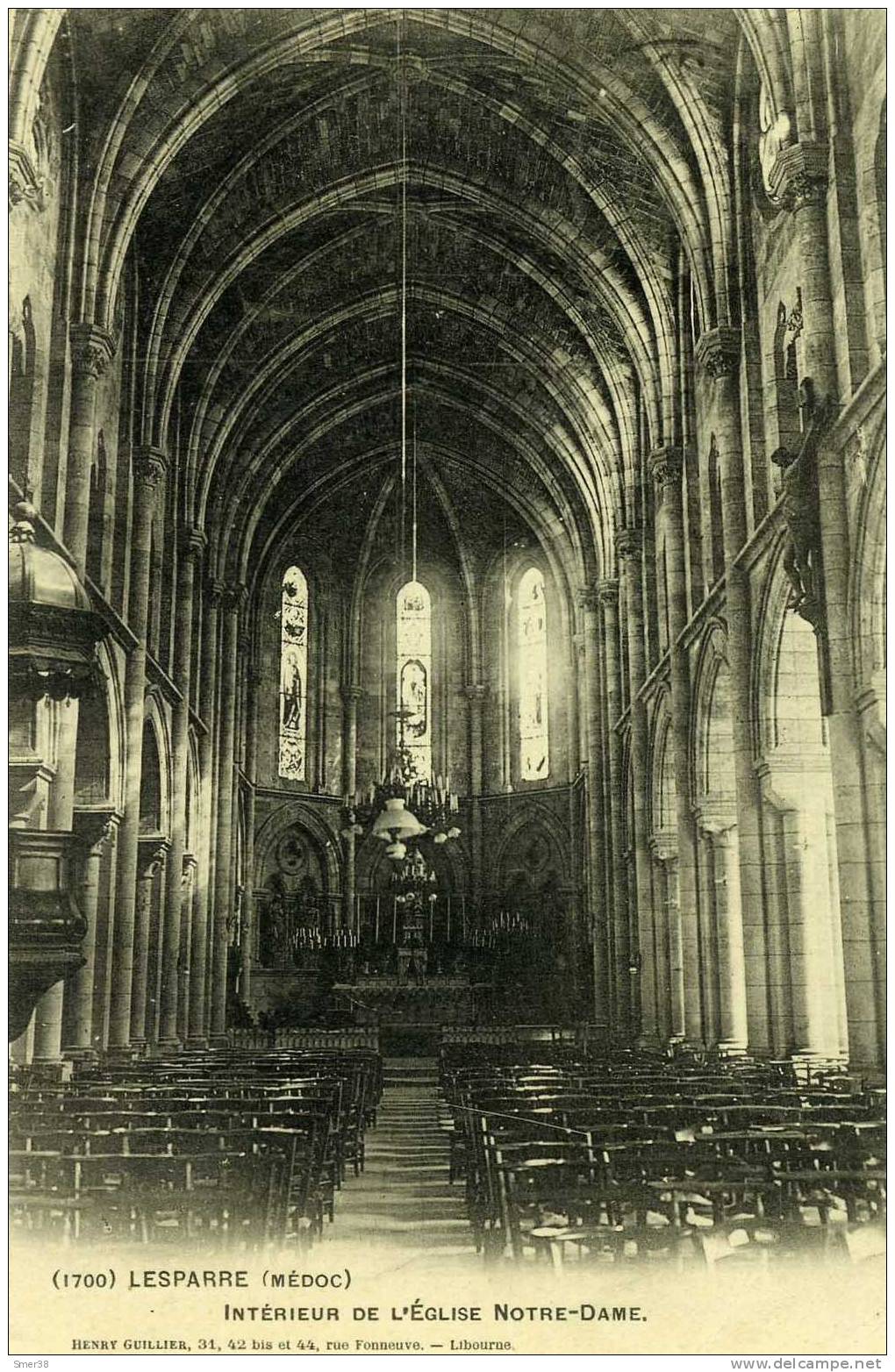 33- LESPARRE - Interieur De L'eglise Notre Dame - Lesparre Medoc