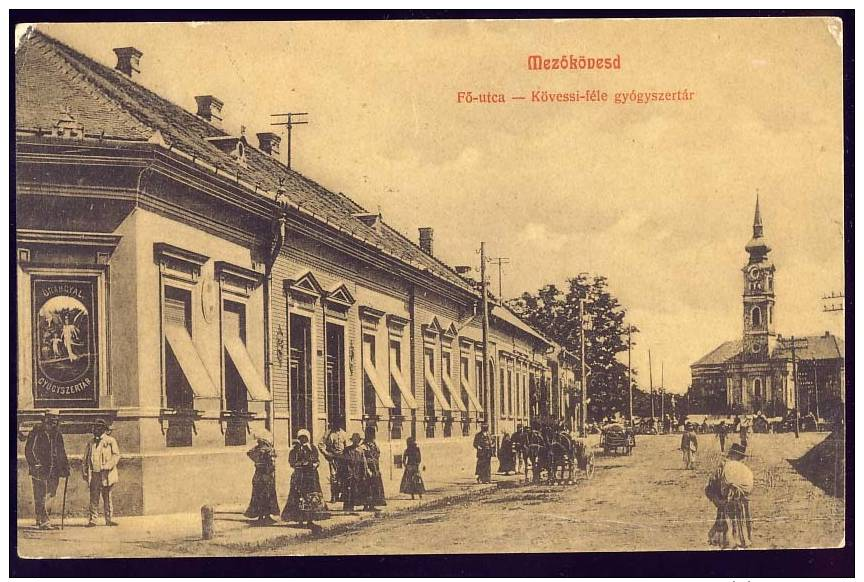 Hungary   Mez&#337;kövesd  Old Postcard 1911 - Ungheria