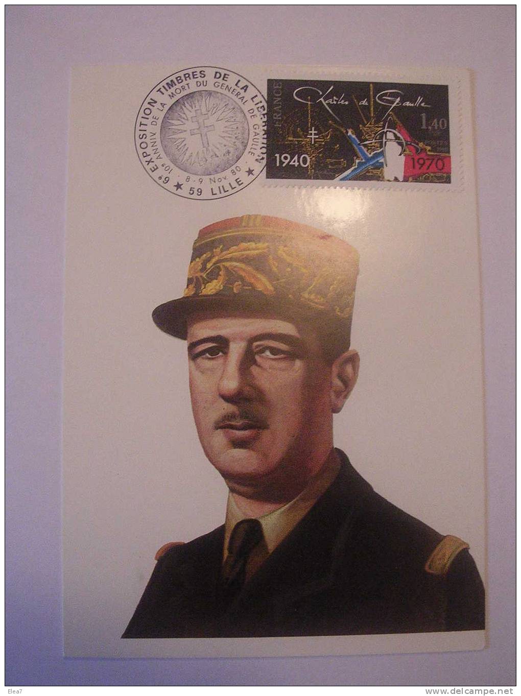 CARTE MAXIMUM - GENERAL DE GAULLE - 10e Anniversaire De Sa Mort - - De Gaulle (General)