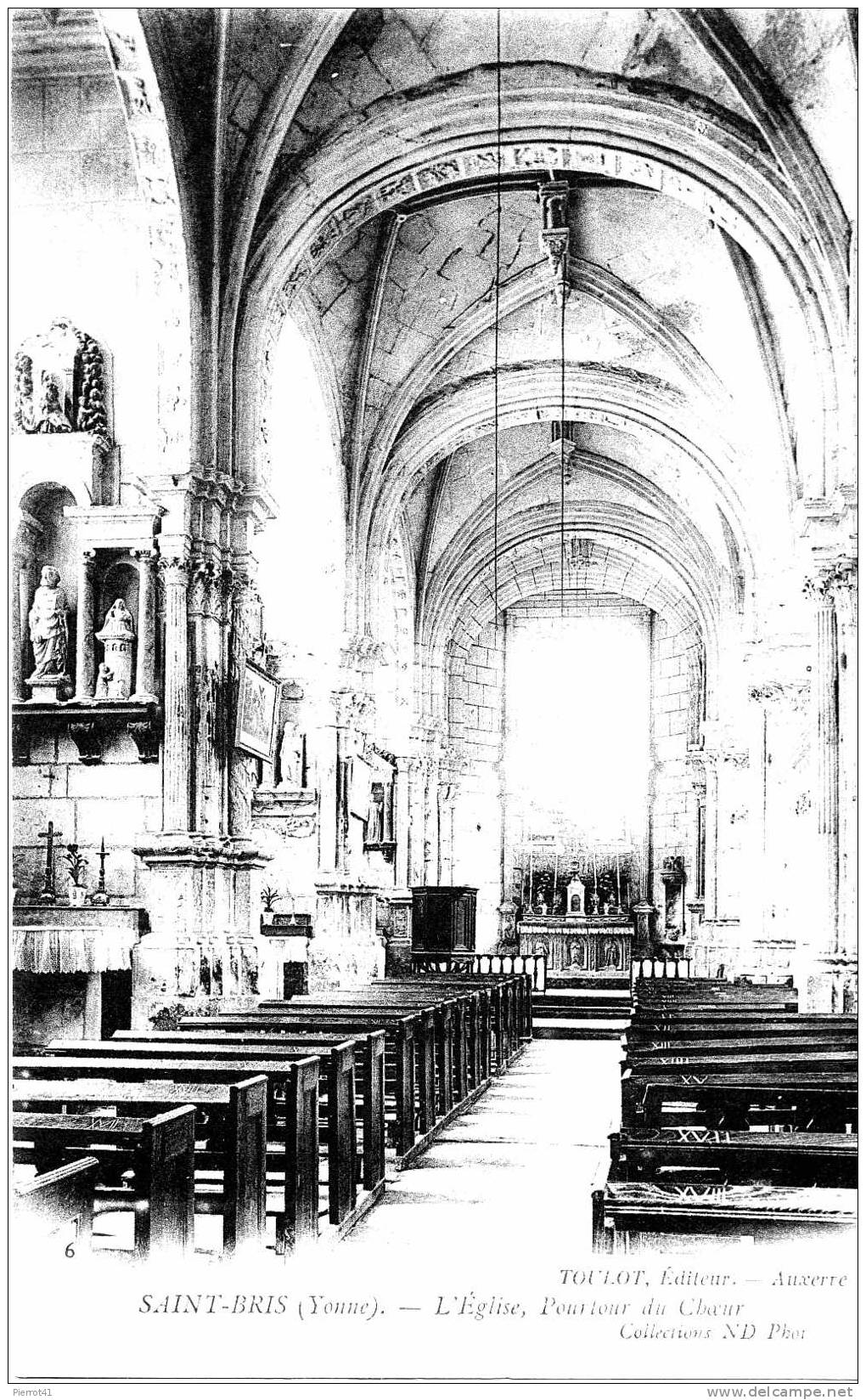 L'Eglise , Pourtour Du Coeur - Saint Bris Le Vineux