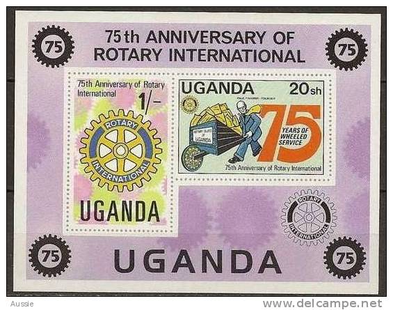 Ouganda Uganda Yvertn° Bloc 21 *** MNH Cote 5 Euro Rotary - Uganda (1962-...)