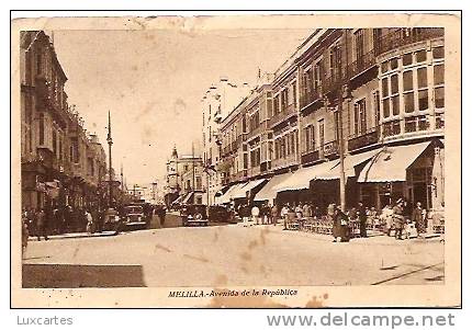 MELILLA . AVENIDA DE LA REPUBLICA. - Melilla