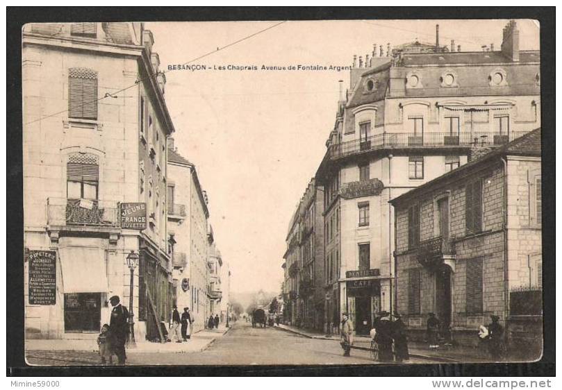 BESANCON Les Chaprais Avenue De Fontaine Argent - Animée ( R1410 ) - Besancon