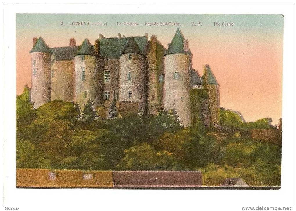 Luynes: Le Chateau, Façade Sud Ouest (09-1976) - Luynes