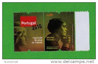 Femmes De La République TIMBRE ENTERPRISE Vignette Women Of Portugal STAMP CORPORATE Label 2010 Sp1099 - Unused Stamps