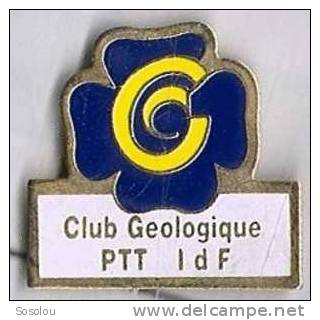 Club Géologiqut PTT  Ile De France, Le Logo - Poste