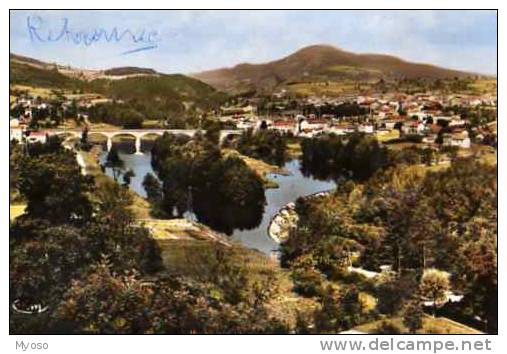 43 RETOURNAC Et RETOURNAGUET Vue Generale Et La Loire - Retournac