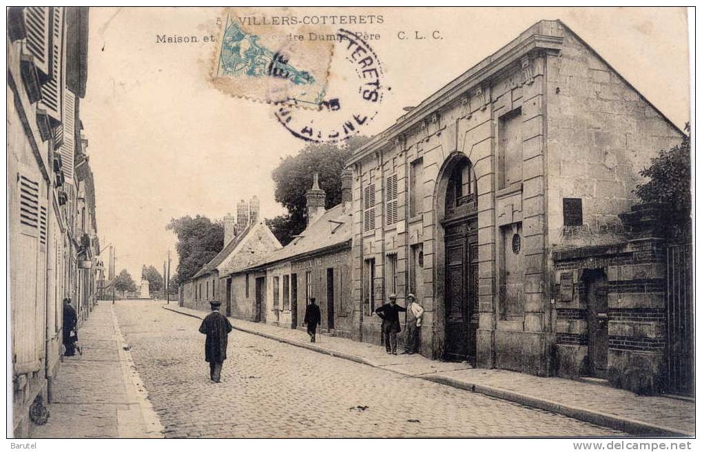 VILLERS COTTERÊTS - Maison Et Rue Alexandre Dumas Père - Villers Cotterets