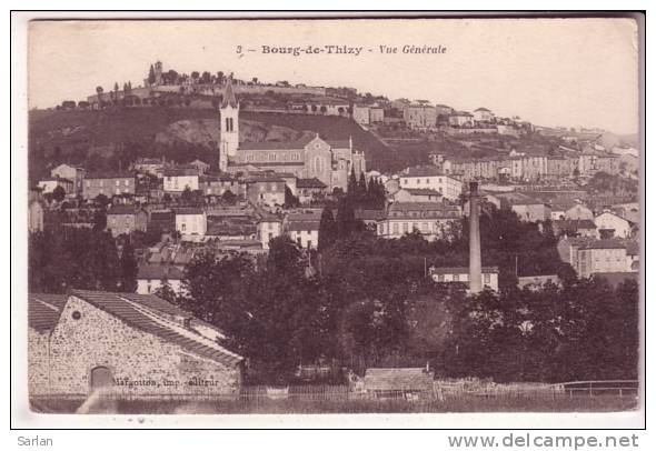 69 , BOURG DE THIZY , Vue Generale - Thizy