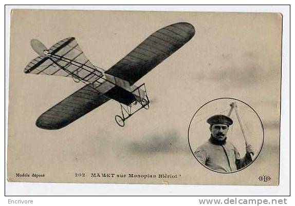 Cpa MAMET Sur Monoplan BLERIOT Avion Aviateur - ELD 202 - ....-1914: Vorläufer