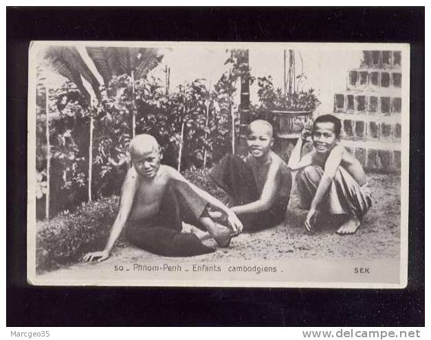 Phnom-penh Enfants Cambodgiens édit.SEK N° 50 Cambodge Belle Carte - Cambodia