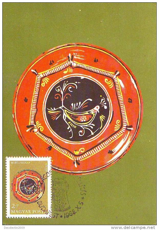 M731 Cartes Maximum Maxi Card Hungary Arts Porcelaine Ceramics Pottery Potier - Porcelaine