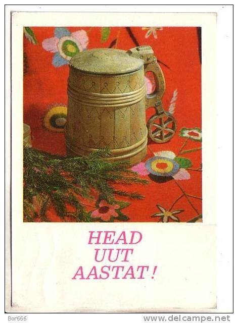 GOOD ESTONIA POSTCARD 1974 - Beer Mug / Tankard - Other & Unclassified