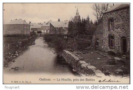 Belgique:GEDINNE(Namur.) :.1906:La HOUILLE,près Des Batties.N.2015.G.H.Ed.A.B On état. - Gedinne