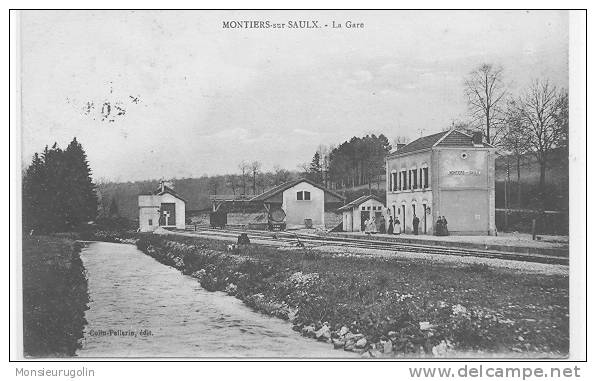 55 )) MONTHIERS SUR SAULX - La Gare, Vue Intérieure - Montiers Sur Saulx