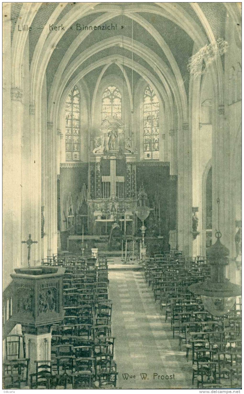 Lille - Kerk "Binnenzicht" - Lille