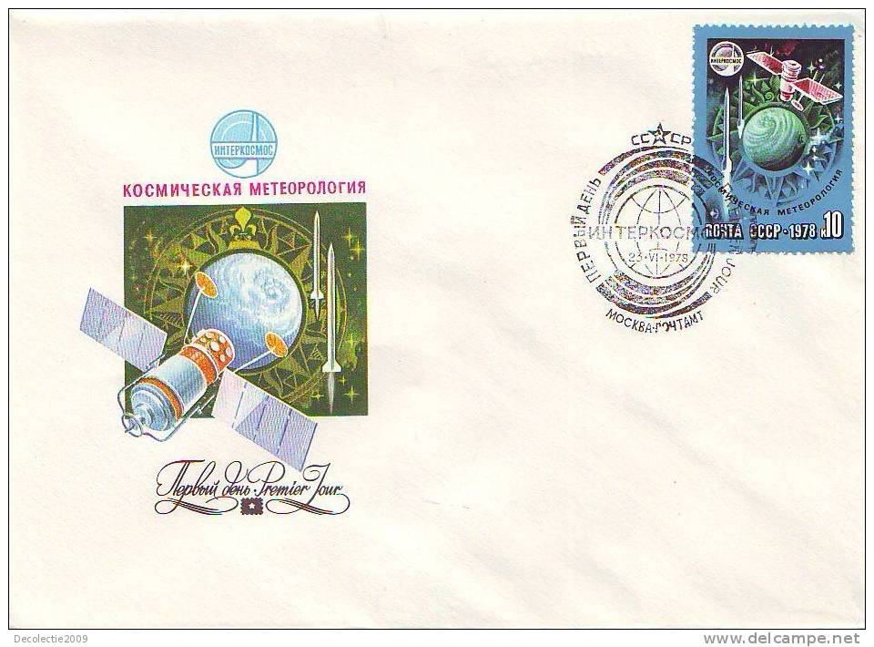 M408c FDC RUSSIE URSS Espace Rocket RARE Postmark Cancel!! - Russie & URSS