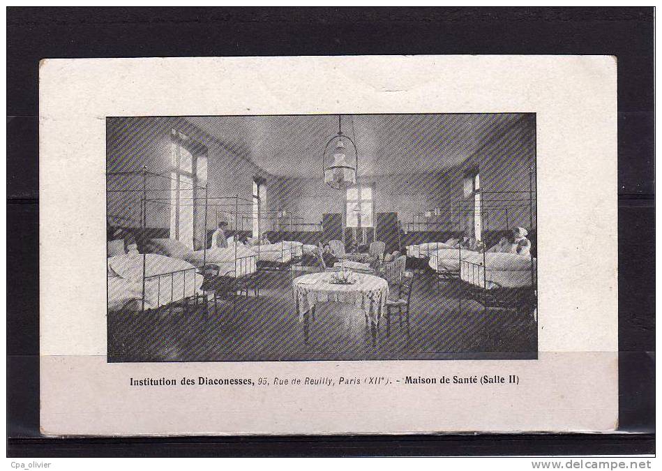 75 PARIS XII Institution Des Diaconesses, Rue De Reuilly, Maison De Santé, Salle II, Hopital, Ed ?, 190? - Distrito: 12