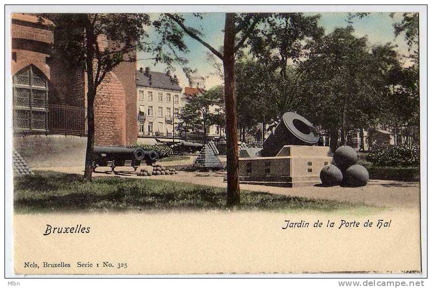 CPA Précurseur  Bruxelles  Jardin De La Porte De Hal.  TBon Etat. - Bossen, Parken, Tuinen