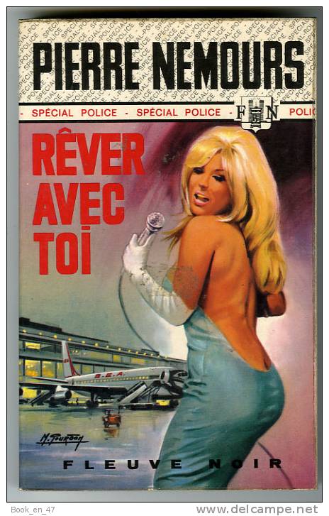 {01524} Pierre Nemours ; Spécial Police N°1015. EO 1973 "rêver Avec Toi"     " En Baisse " - Fleuve Noir