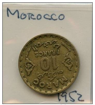 Morocco 10 Francs 1952 - Marruecos