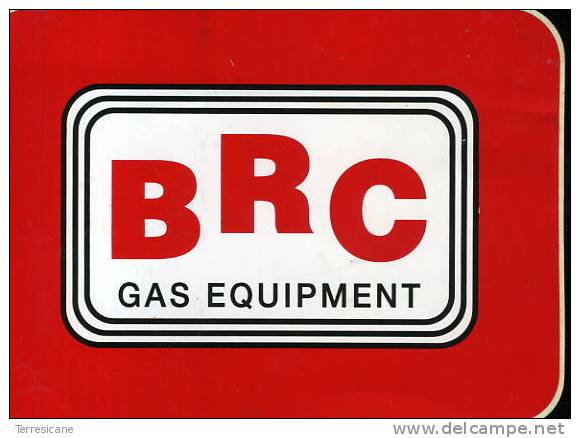 X Adesivo Stiker Etiqueta BRC GAS EQUIPMENT BIG DIMENSION 10X15 - Altri & Non Classificati