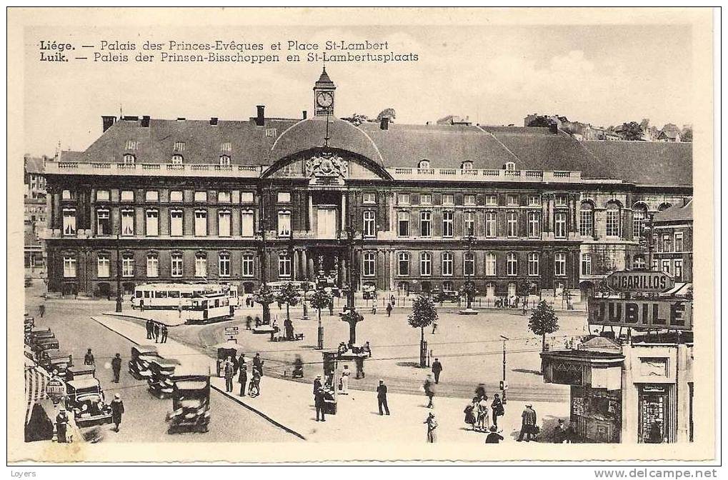 Liège.  -  Palais Des Princes-Eveques Et Place St-Lambert.  -   Luik. - Paleis Der Prinsen-Bisschoppen En St-Lambertuspl - Liege