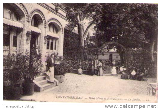 HOTEL MORET & D'ARMAGNAC - Fontainbleu - LE JARDIN - ANIMEE - ILE DE FRANCE - Ile-de-France